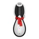 Вакуумний кліторальний стимулятор - Satisfyer Penguin Holiday Edition, в шапочці та шарфі