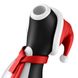 Вакуумный клиторальный стимулятор - Satisfyer Penguin Holiday Edition, в шапочке и шарфе
