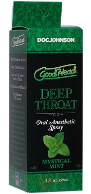 Спрей для минета - Doc Johnson GoodHead Deep Throat Spray – Mystical Mint (59 мл)