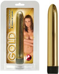 Классический вибратор - Gold Vibrator