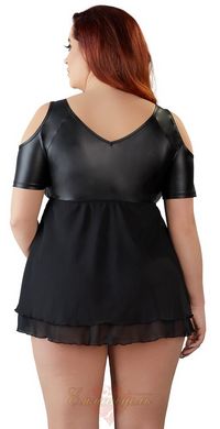 Negligee - 2251108 Party Top black, 2XL