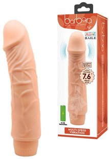 Вибратор - Barbara Jeff Vibrator Flesh, 19,5 см