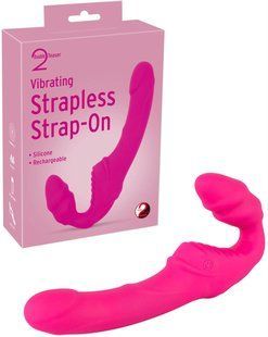 Страпон жіночий - Vibrating Strapless Strap-on 61325939820000 фото