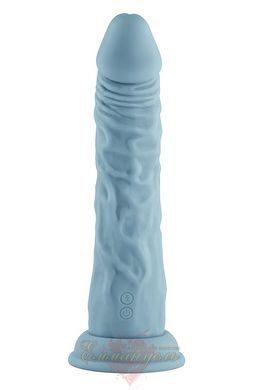 Suction cup vibrator - Femme Funn Vortex Turbo Shaft with wireless remote control, blue