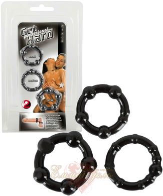 A set of erecting rings - Get Hard schwarz
