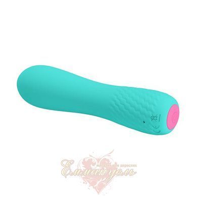 Вібратор - Pretty Love Elfin, 12 режимів, зарядка через USB, зелений колір BI-014546 фото
