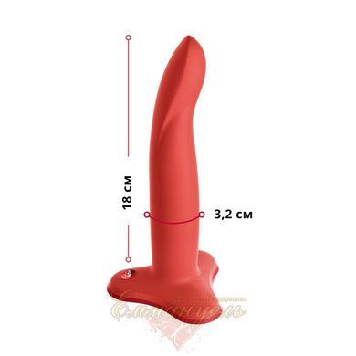 Фалоімітатор - Fun Factory LIMBA FLEX M, кораловий, гнучкий, з ефектом пам&rsquo;яті, підходить для точки G SX0995 фото