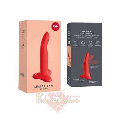 Фалоімітатор - Fun Factory LIMBA FLEX M, кораловий, гнучкий, з ефектом пам&rsquo;яті, підходить для точки G SX0995 фото