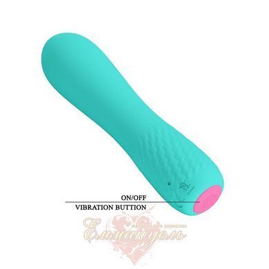 Вібратор - Pretty Love Elfin, 12 режимів, зарядка через USB, зелений колір BI-014546 фото