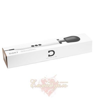 Vibrating massager - DOXY Original White, very powerful, power supply 220V, pulsating vibrations SO1431 &mdash; photos