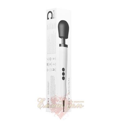 Vibrating massager - DOXY Original White, very powerful, power supply 220V, pulsating vibrations SO1431 &mdash; photos