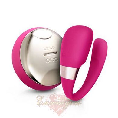 Vibrator for couples - LELO Tiani 3 Cerise, 2 motors, remote control