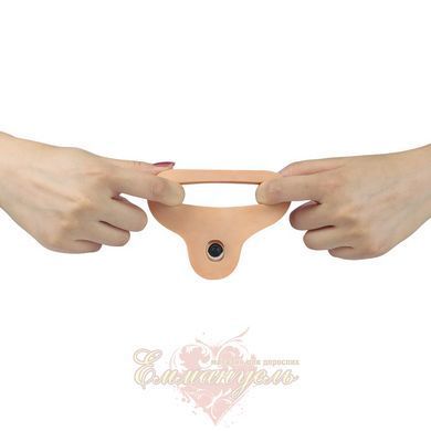 Насадка для двойного проникновения - The Ultra Soft Double Sleeve 5,8" Vibro Flesh 6452LV1131 фото