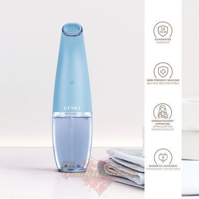 GESKE Aqua-Stream Face Cleanser 8-in-1 facial cleansing device aquamarine HB0395 &mdash; photos