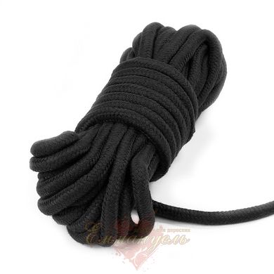 Веревка для бондажа - 10 meters Fetish Bondage Rope, Black