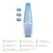 GESKE Aqua-Stream Face Cleanser 8-in-1 facial cleansing device aquamarine HB0395 - photos (2