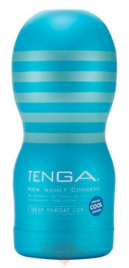 Мастурбатор - Tenga Deep Throat Cup Cool Edition з охолоджувальною мастилом (глибока глотка)