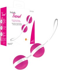 Vaginal beads - Joyballs, pink-white