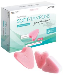 Тампоны - Soft-Tampons mini, 50er Schachtel (box of 50)