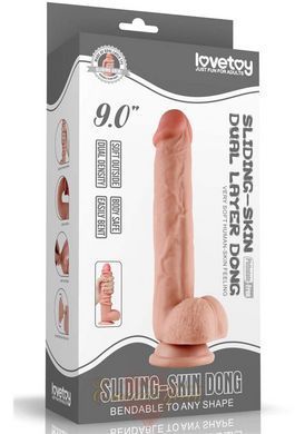 Dildo - 9.0'' Sliding Skin Dual Layer Dong 6452LV317004 &mdash; photos
