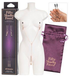 Fifty Shades of Grey-Nipple clips и клитора - FSOG Freed All Sensation Chain 61325321930000 &mdash; photos