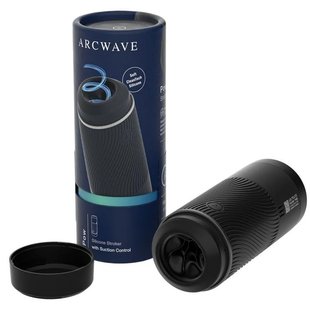 Мастурбатор премиум-класса с контролем всасывания - Arcwave Pow Stroker Black