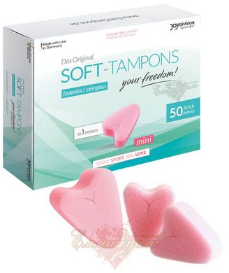 Тампоны - Soft-Tampons mini, 50er Schachtel (box of 50)