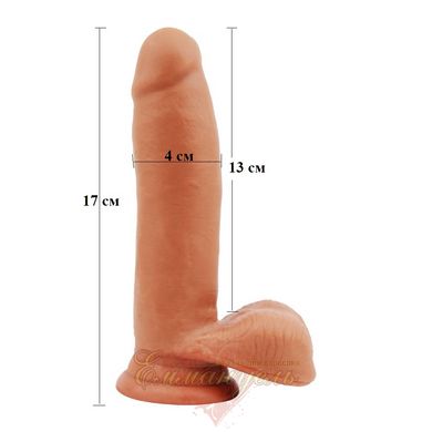 Фаллоимитатор - T-skin Sex Lure Latin, 17 см х 4 см