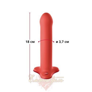 Фаллоимитатор &ndash; Fun Factory MAGNUM, оранжевый, очень гибкий, длина 18,3 см, диаметр 3,7 см SX0985 фото