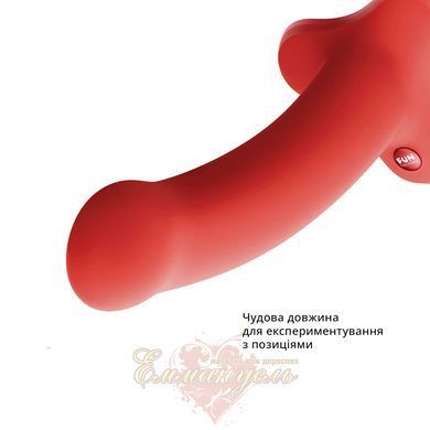 Фаллоимитатор &ndash; Fun Factory MAGNUM, оранжевый, очень гибкий, длина 18,3 см, диаметр 3,7 см SX0985 фото