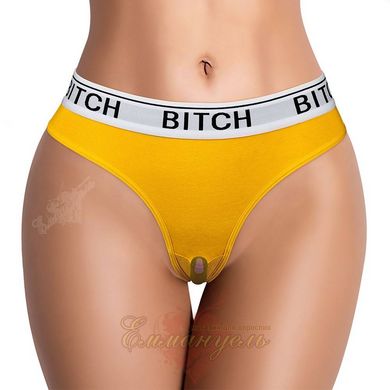 Bitch Vibrating Panties (34-38 inch waist)