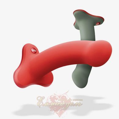 Фаллоимитатор &ndash; Fun Factory MAGNUM, оранжевый, очень гибкий, длина 18,3 см, диаметр 3,7 см SX0985 фото