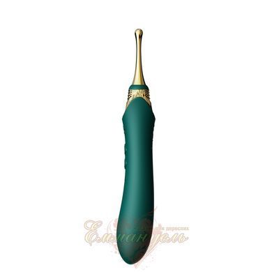 Многофункциональный вибратор Zalo Bess 2 Turquoise Green &ndash; 4 насадки, подогрев SO8238 фото