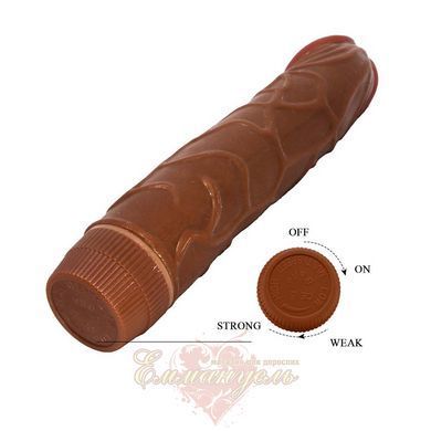 Вибратор - Barbara Bob Vibrator Коричневый, 22,5 см BW-001009R-1 фото