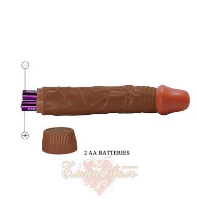 Вибратор - Barbara Bob Vibrator Коричневый, 22,5 см BW-001009R-1 фото
