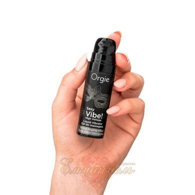 Liquid Vibrator - ORGIE Sexy Vibe! High Voltage, 15 ml Super strong OR21203 &mdash; photos