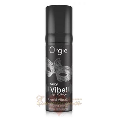 Жидкий вибратор - ORGIE Sexy Vibe! High Voltage, 15 мл Сверхсильный