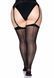 Sheer backseam stockings Leg Avenue Sheer Backseam Stockings black, plus size SO7912 - photos (4