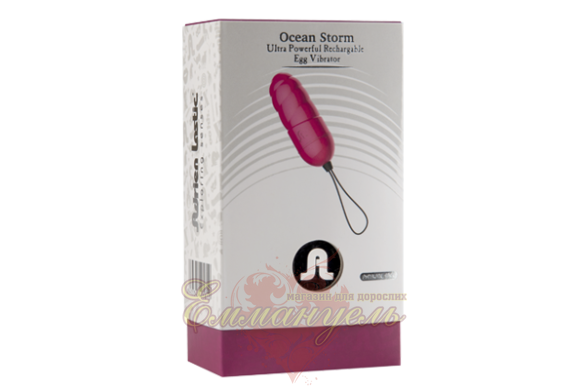 Very powerful vibro egg - Adrien Lastic Ocean Storm Pink with LRS