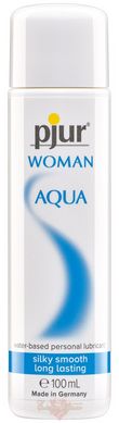 Water-based lubricant - pjur Woman Aqua 100 ml, for intense glide