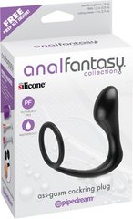 Prostate Massager - Anal Fantasy Collection Ass-Gasm Cockring Plug