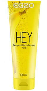 Anal lubricant gel - EGZO “HEY” with banana scent, 100 ml