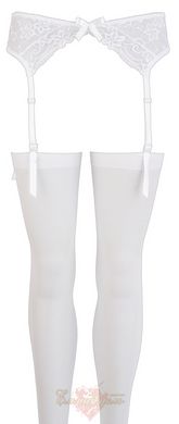 Belt for stockings - 2340062 Strapsgürtel - white, S/M