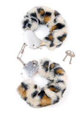 Fetish Boss Series Furry Cuffs Leopard