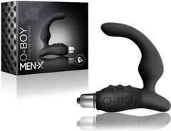 Prostate Massager - Rocks Off O-Boy Black for beginners, max diameter 30mm, perineal massage