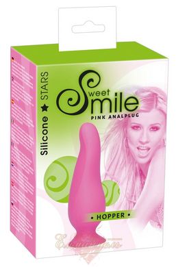 Анальная пробка - Smile Hopper Analplug Pink
