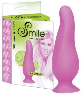 Анальная пробка - Smile Hopper Analplug Pink 61325011580000 фото