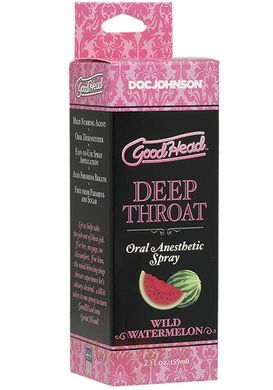 Спрей для мінета - Doc Johnson GoodHead Deep Throat Spray - Watermelon (59 мл)