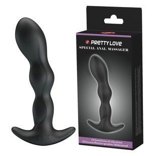 Анальная пробка - Pretty Love Special Anal Massager Black 6603BI-040068 фото