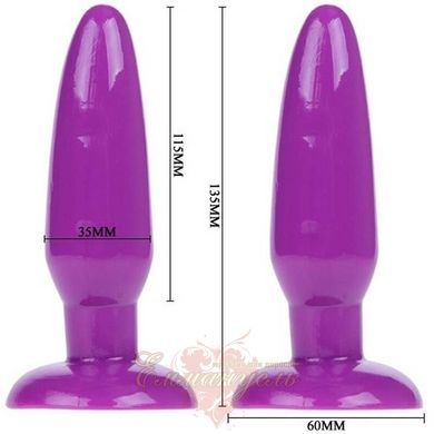 Анальная пробка - Butt plug Anal Toys - purple